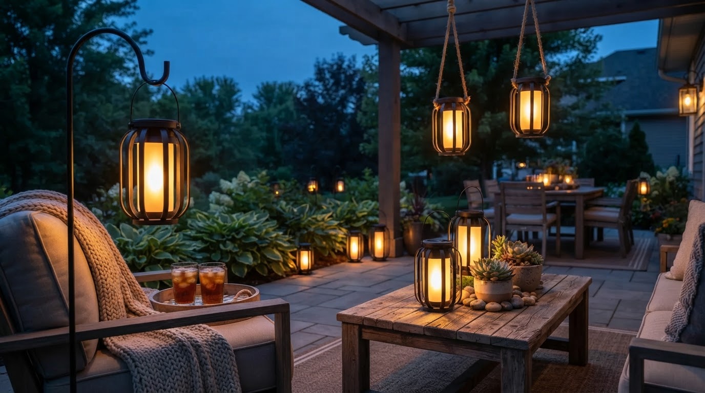 7 Cozy Outdoor Patio Lighting Ideas for Nighttime Entertaining
