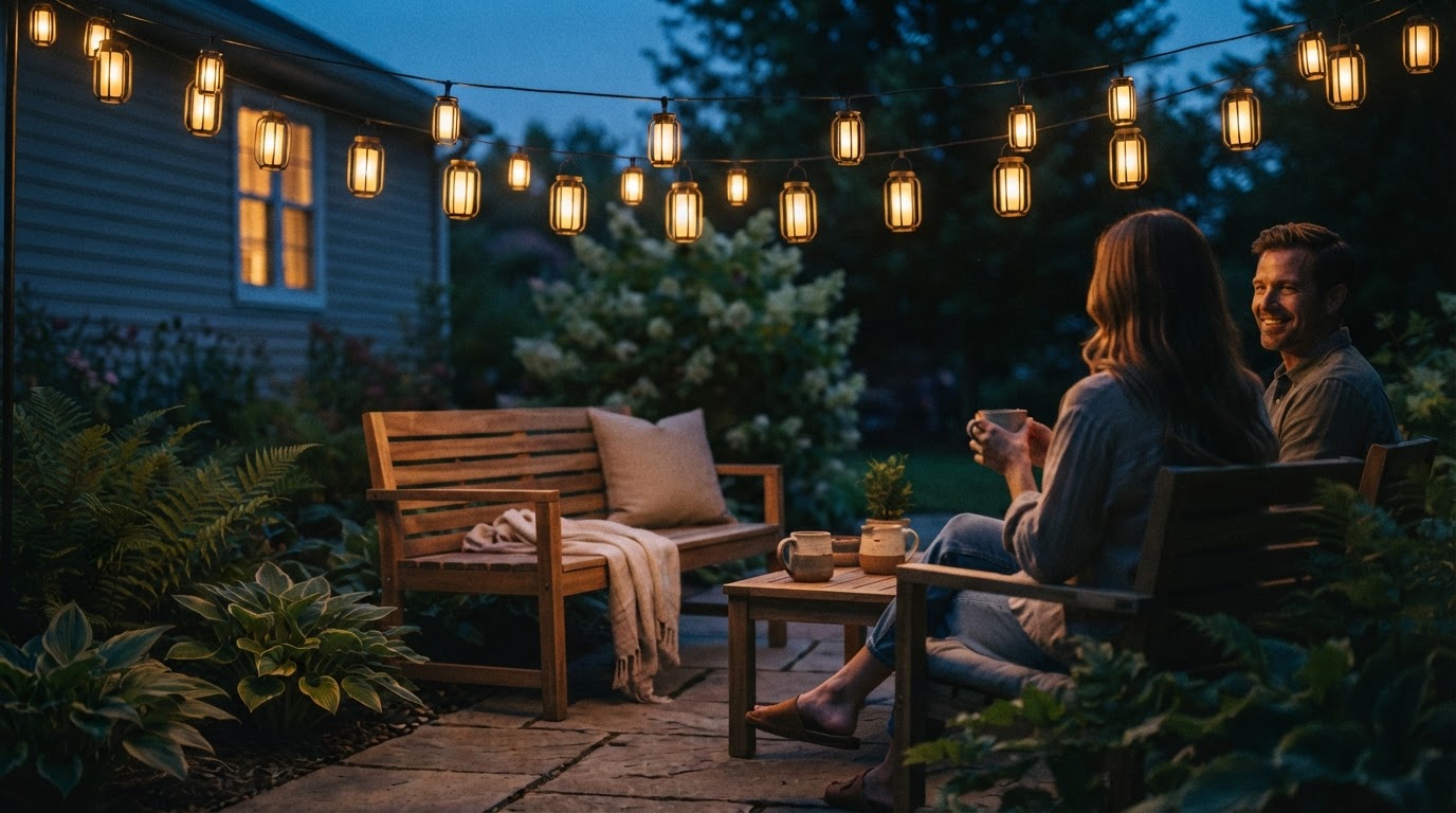 How do I choose waterproof SolarFlame String Lights?