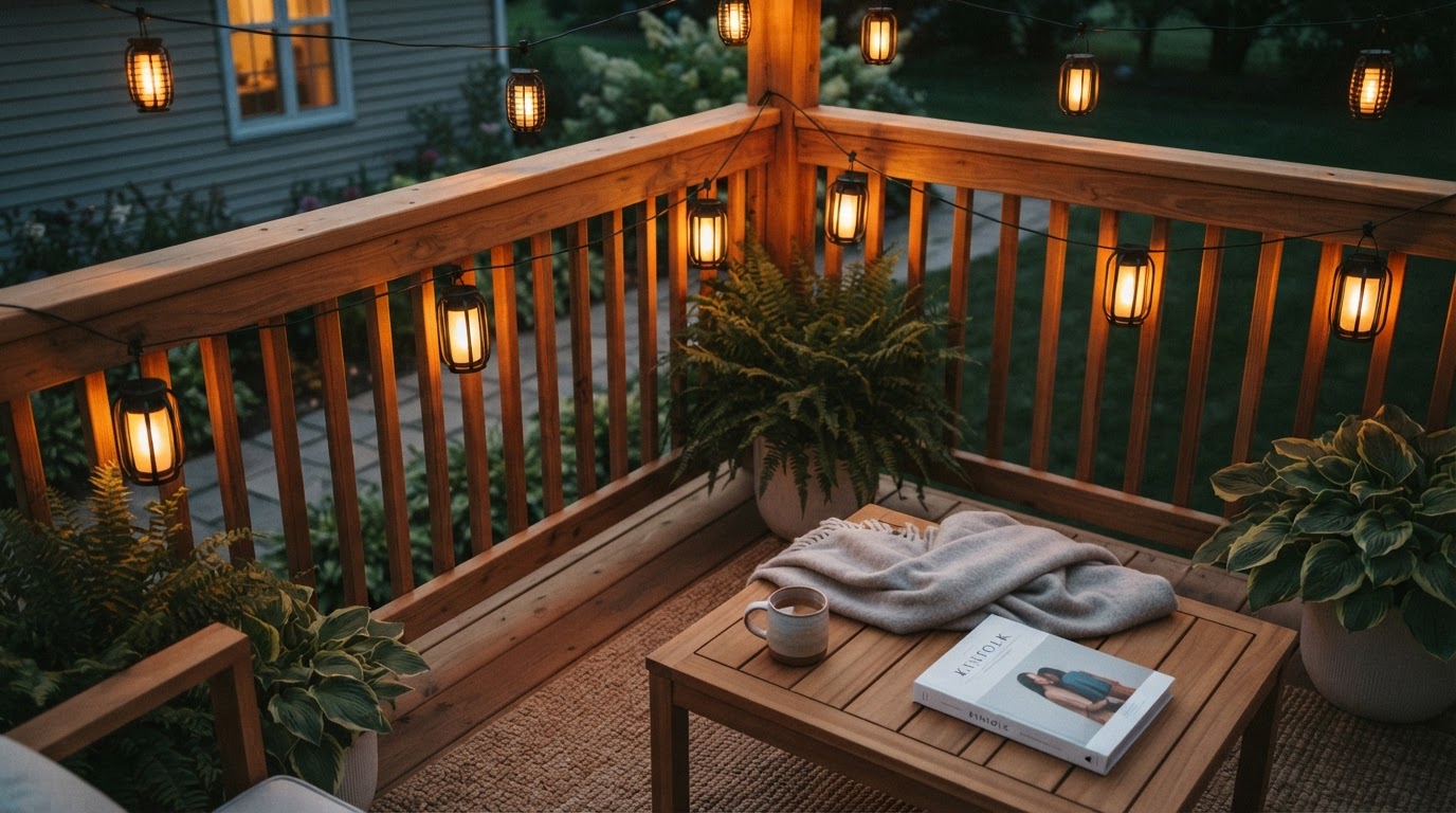 Optimizing Deck Safety with SolarFlame String Lights