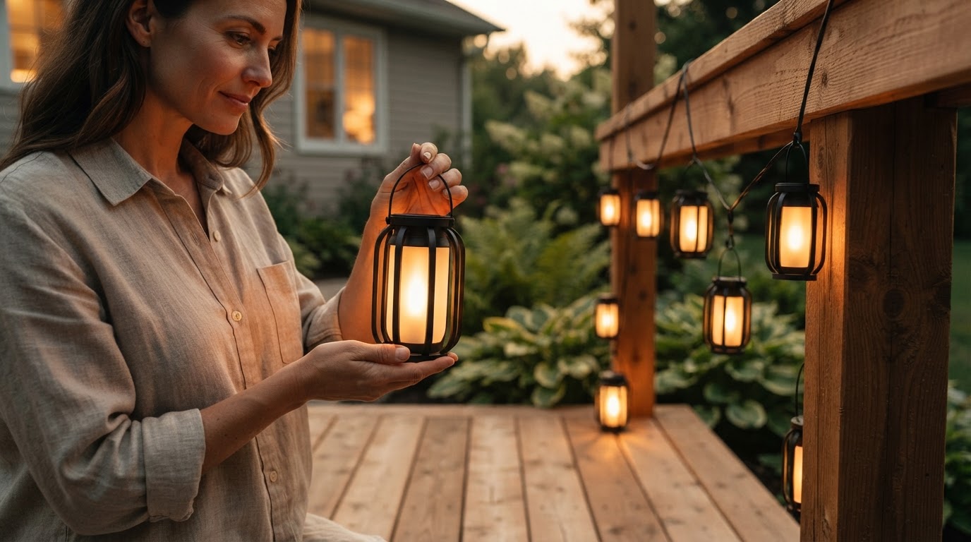 Do SolarFlame String Lights work as hanging lanterns?