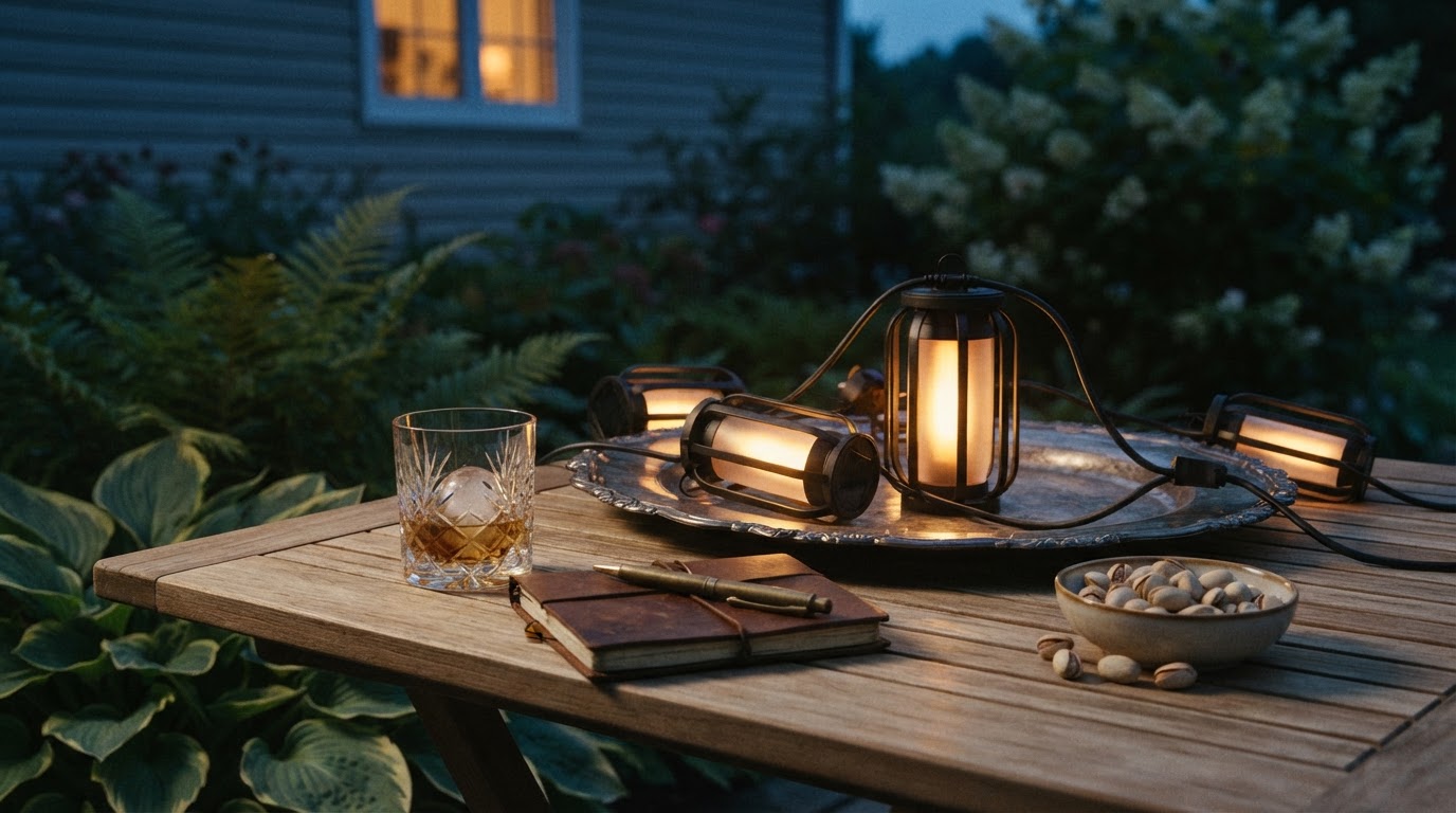 SolarFlame String Lights for Realistic Outdoor Ambiance