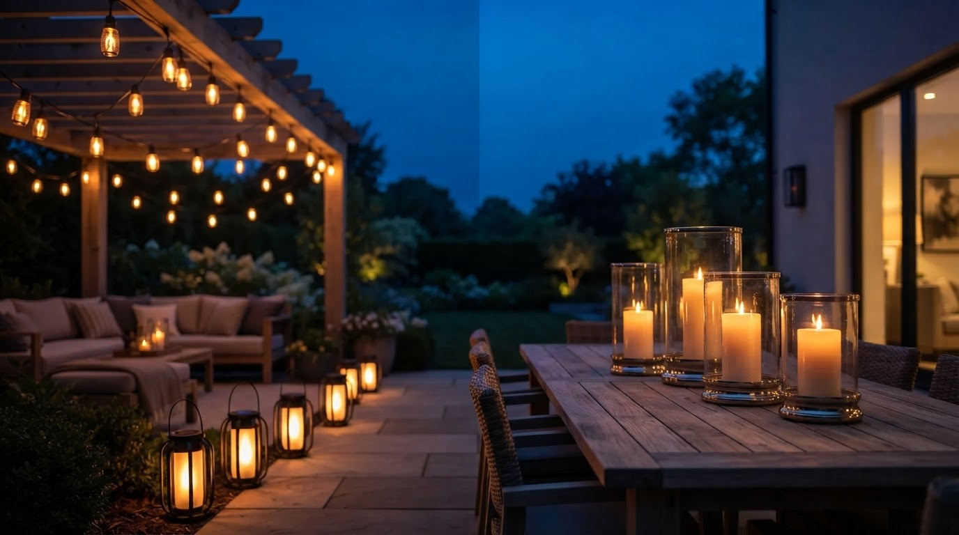 SolarFlame String Lights vs Traditional Dancing Flame Decor
