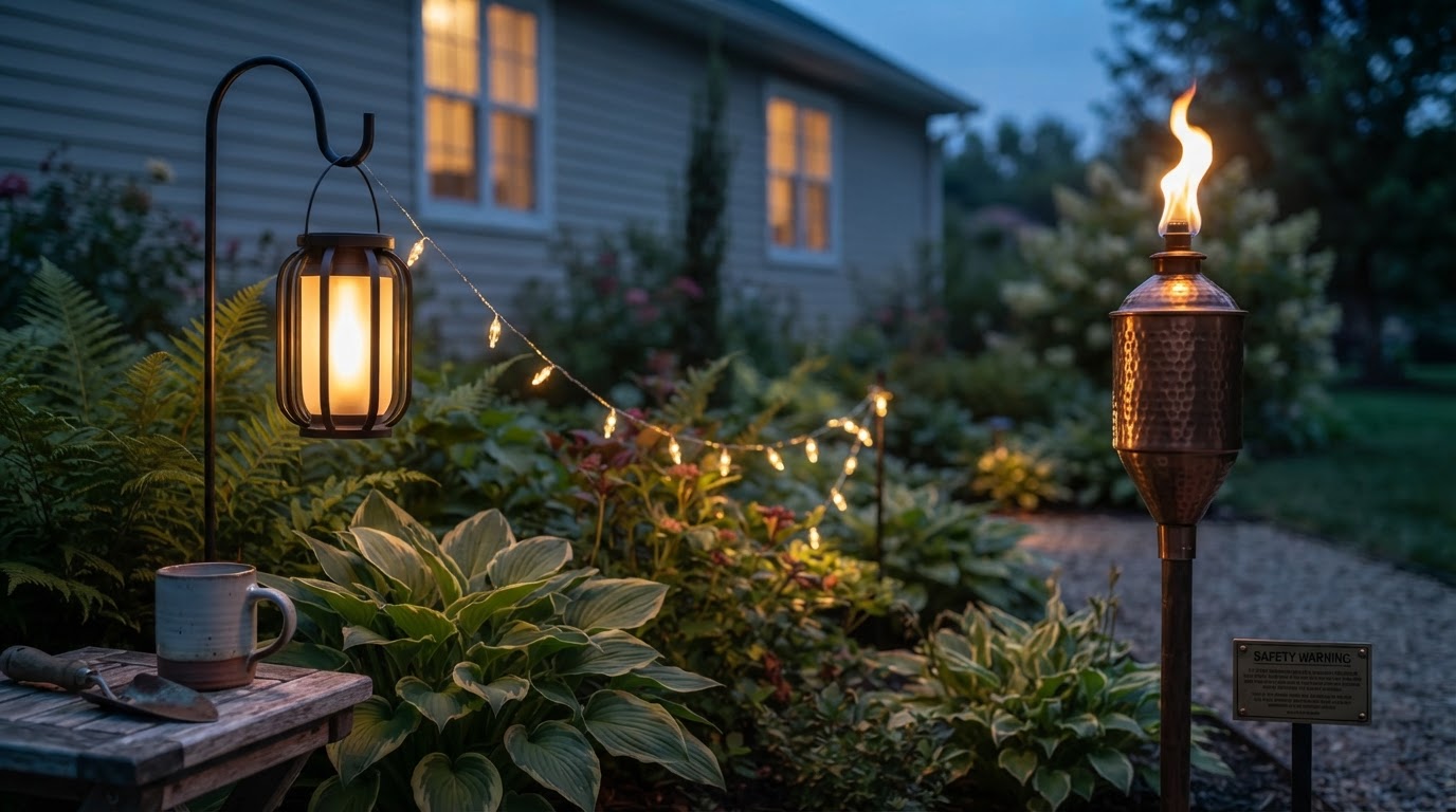 Do SolarFlame String Lights produce a realistic fire effect?