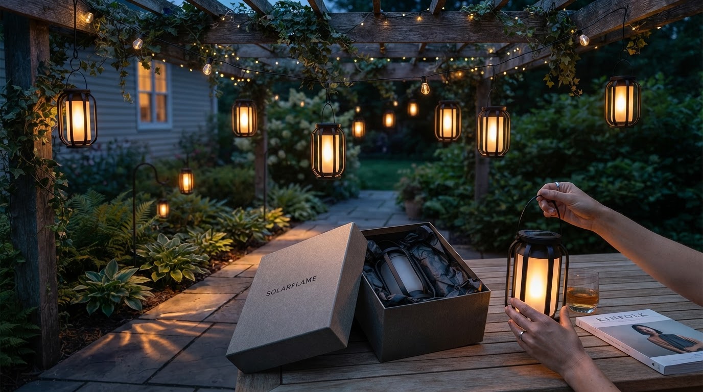 Do SolarFlame String Lights mimic real fire effectively?