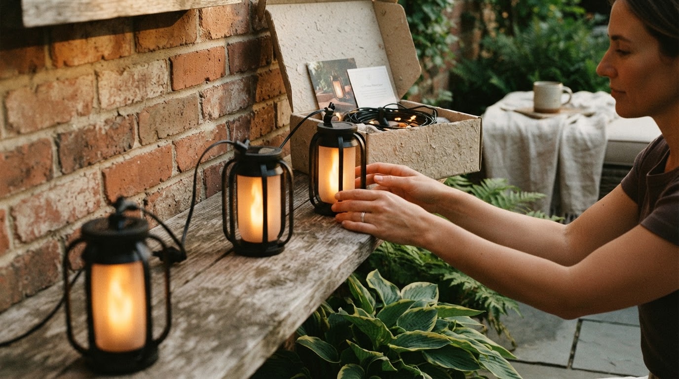 Do SolarFlame String Lights Mimic Real Garden Torches?