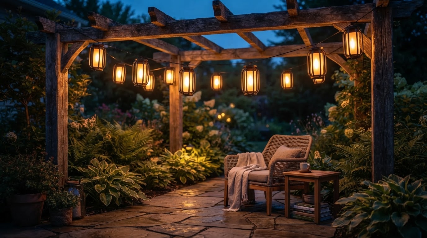 Why choose SolarFlame String Lights for garden torching?