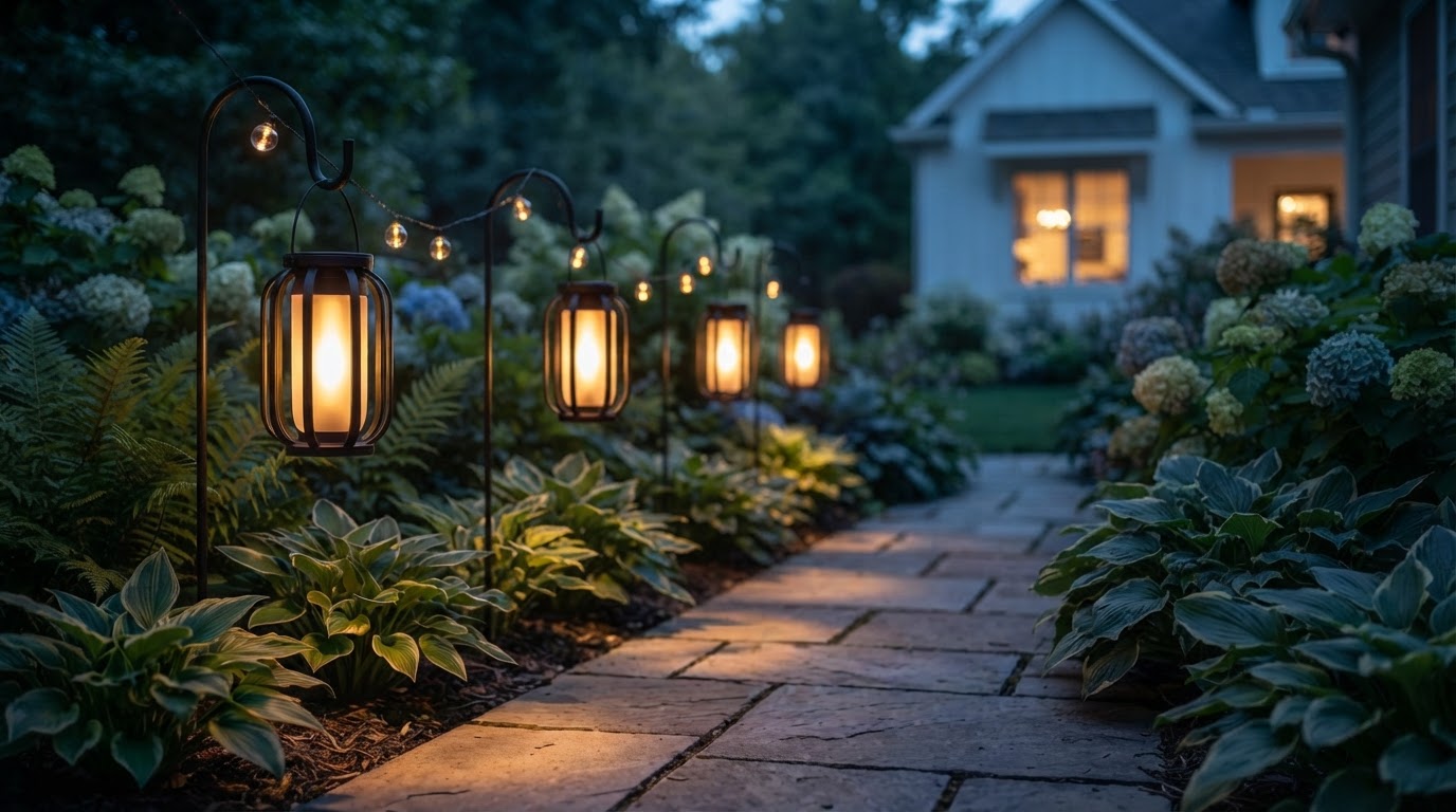 Why choose SolarFlame String Lights for path lighting?
