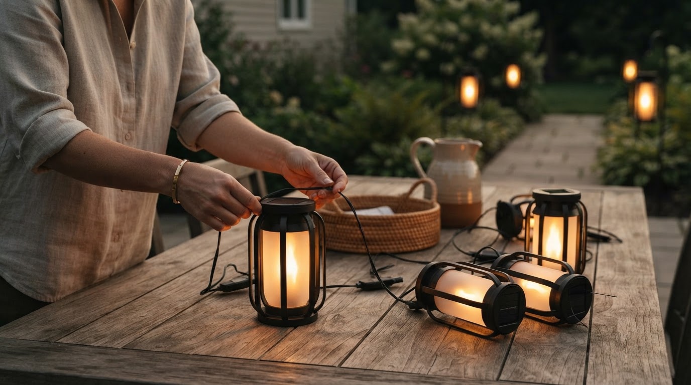 SolarFlame String Lights Solar Tiki Torch Review