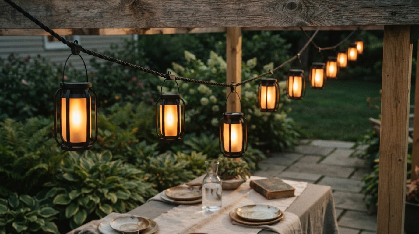Why choose SolarFlame String Lights for warm flame lighting?