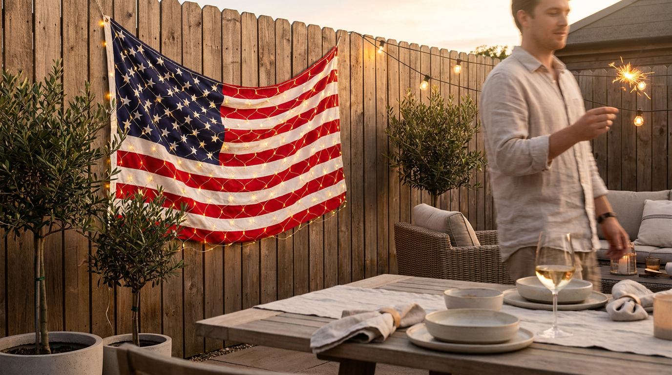 What are the best 4th of July American Flag Net Lights?