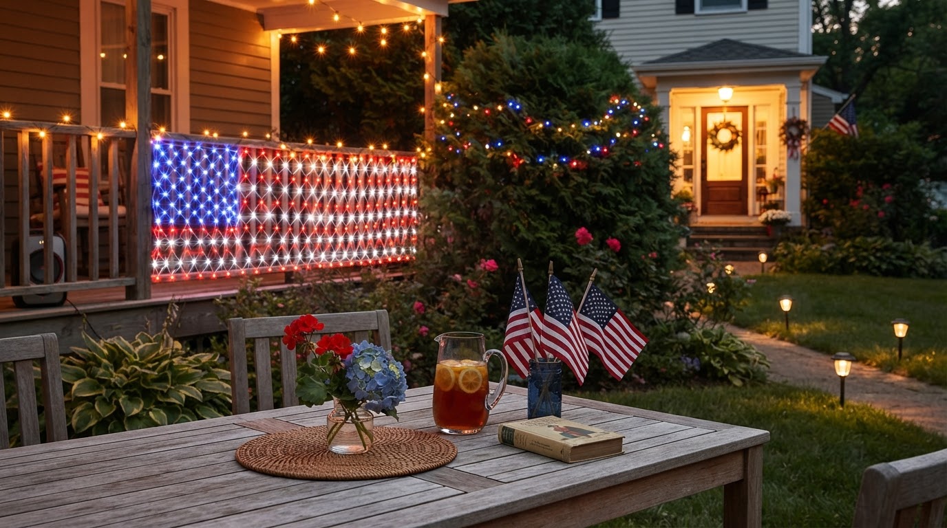 10 Creative Outdoor Patriotic Decoration Ideas for Summer