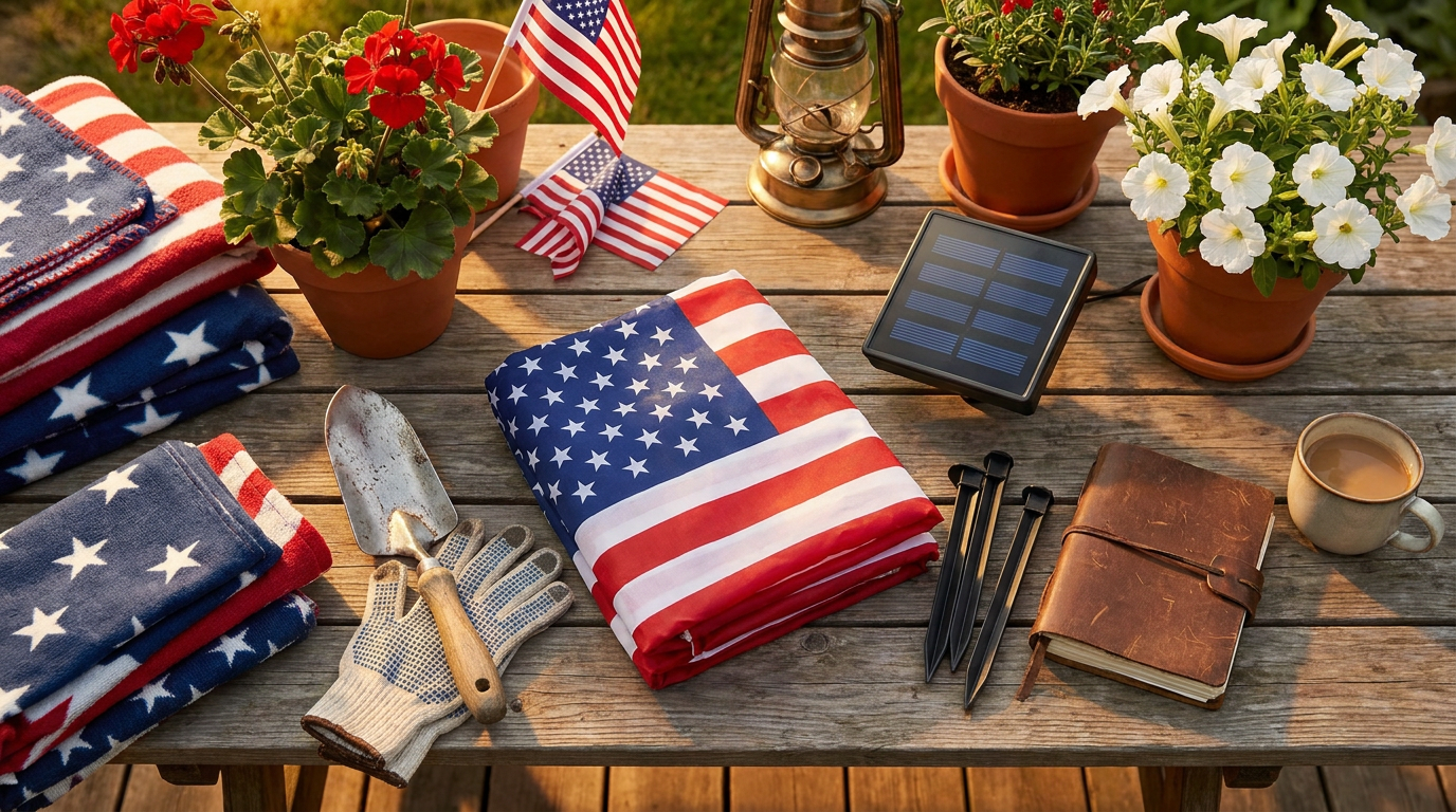 Memorial Day Outdoor Lights for Patriotic Displays