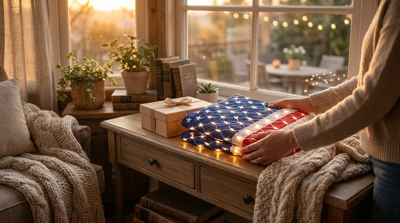 Can American Flag Net Lights withstand Memorial Day rain?