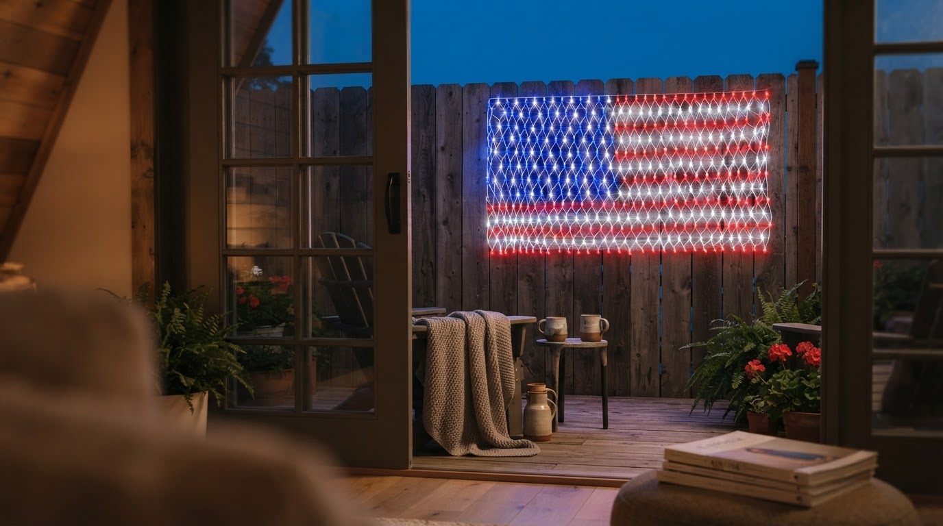 Why Use Patriotic LED Net Lights for Outdoor Displays?