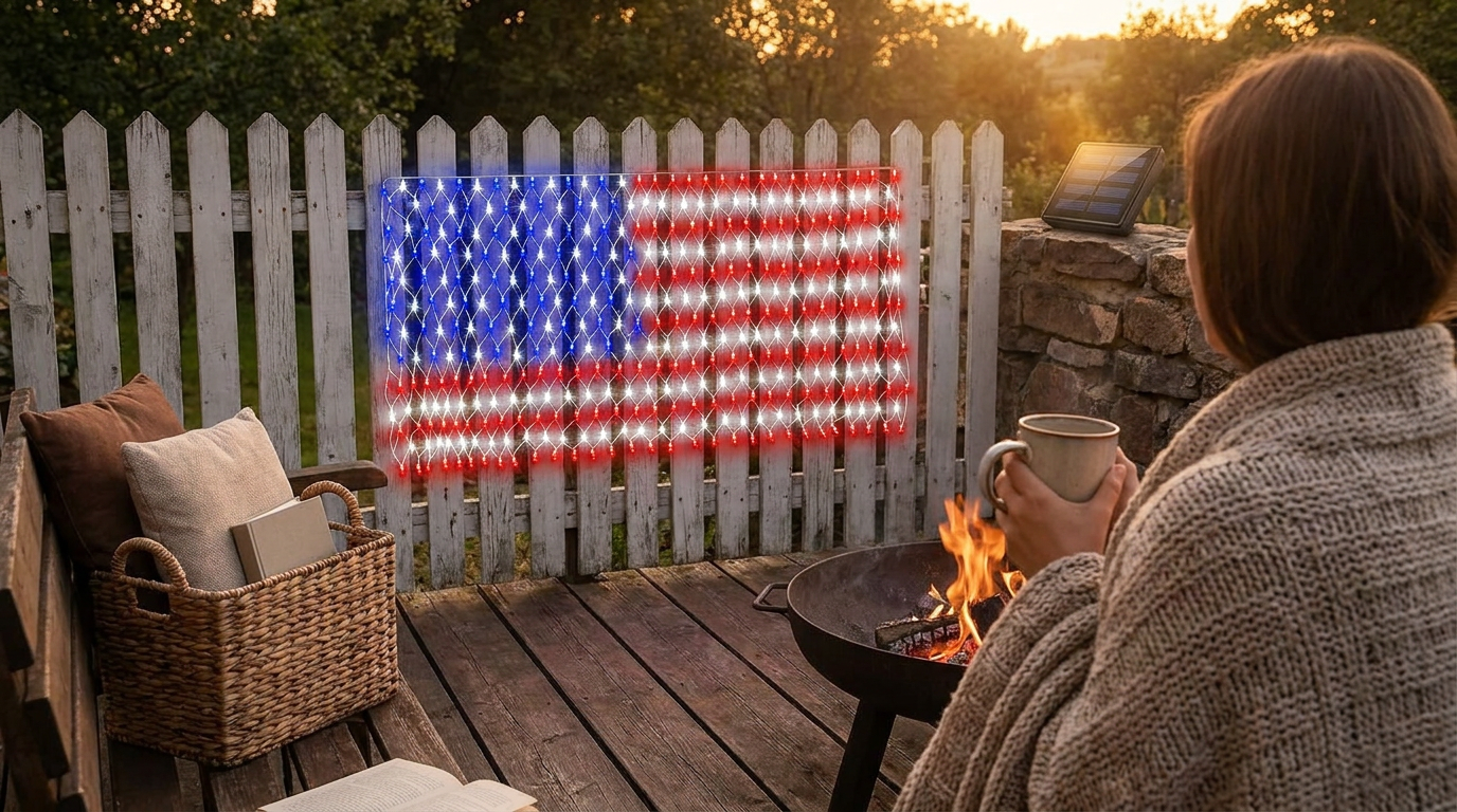 Do Solar Powered American Flag Net Lights Actually Work?
