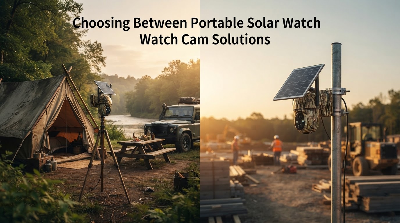Choosing Between Portable Solar Watch Cam Solutions