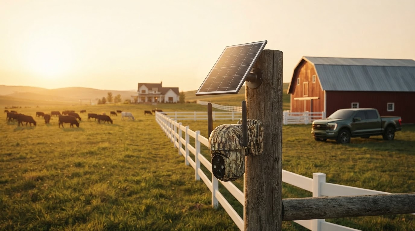4G Solar Cams Change Remote Ranch and Farm Security