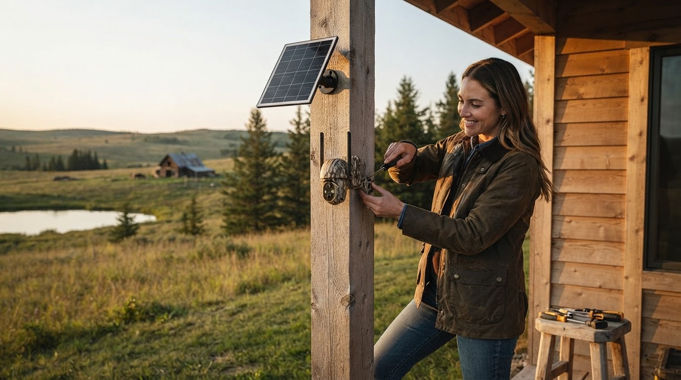 How to Install Off-Grid Security Cameras at Remote Properties
