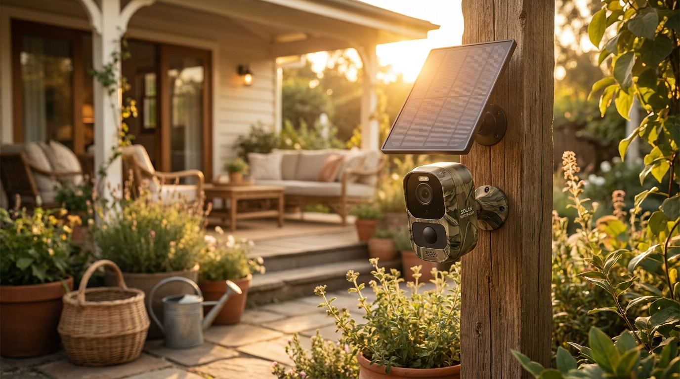 How to mount Solar Watch Cam for maximum sunlight?