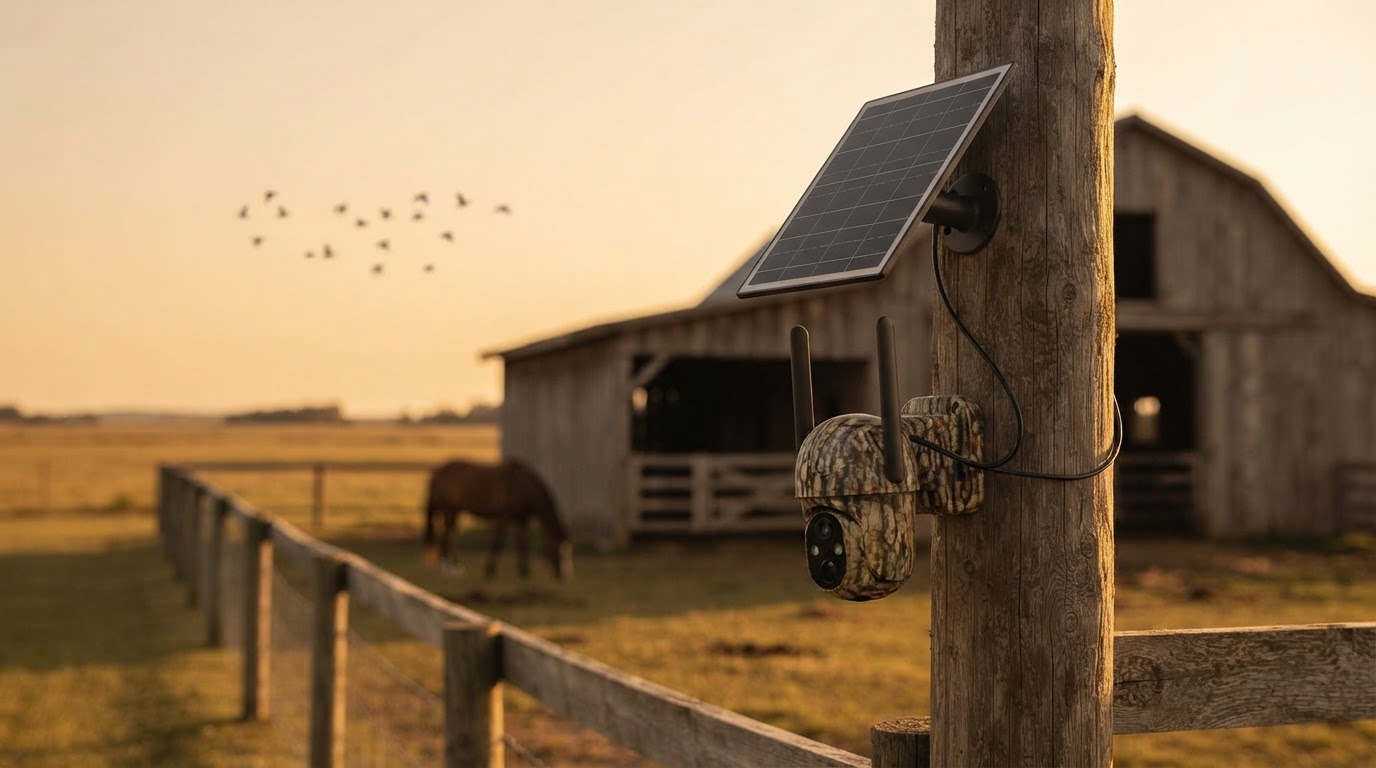 Can Solar Watch Cam monitor a barn without a Wi-Fi signal?