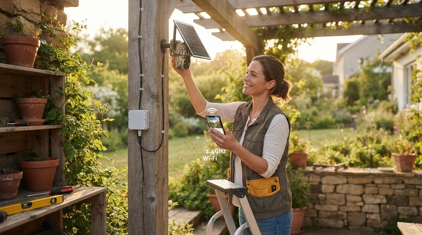 How do I complete a Solar Watch Cam DIY installation?
