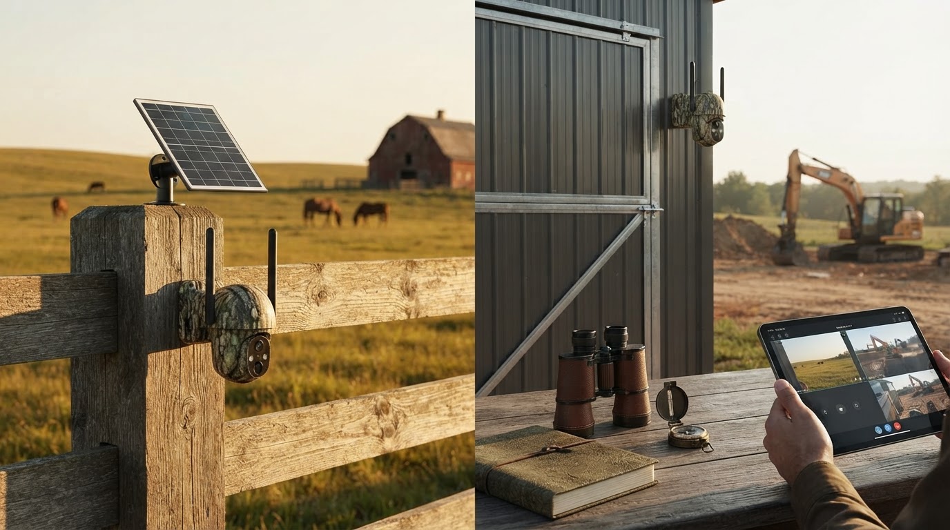 Solar Watch Cam for Off-Grid Perimeter Security