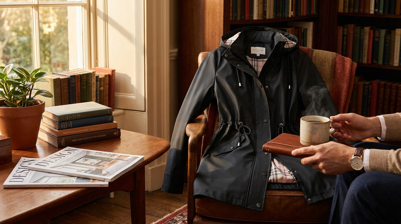 Is a Waterproof Hooded Trench Coat elegant enough for work?