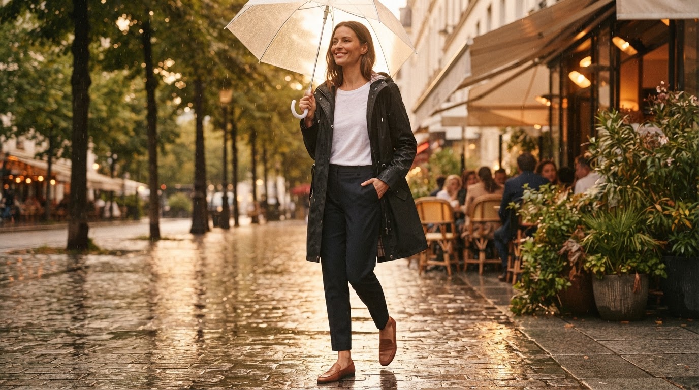How to Dress for Warm Rainy Days in 4 Steps