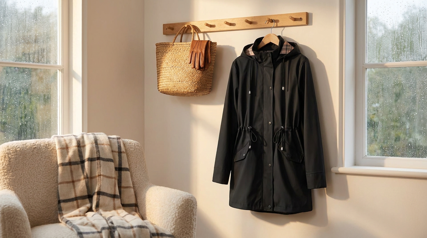 Minimalist Design and the Waterproof Hooded Trench Coat