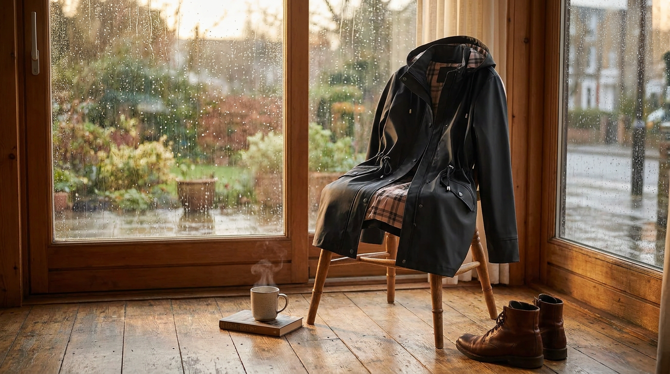 A Waterproof Hooded Trench Coat: The Modern Commuter's Rain Solution