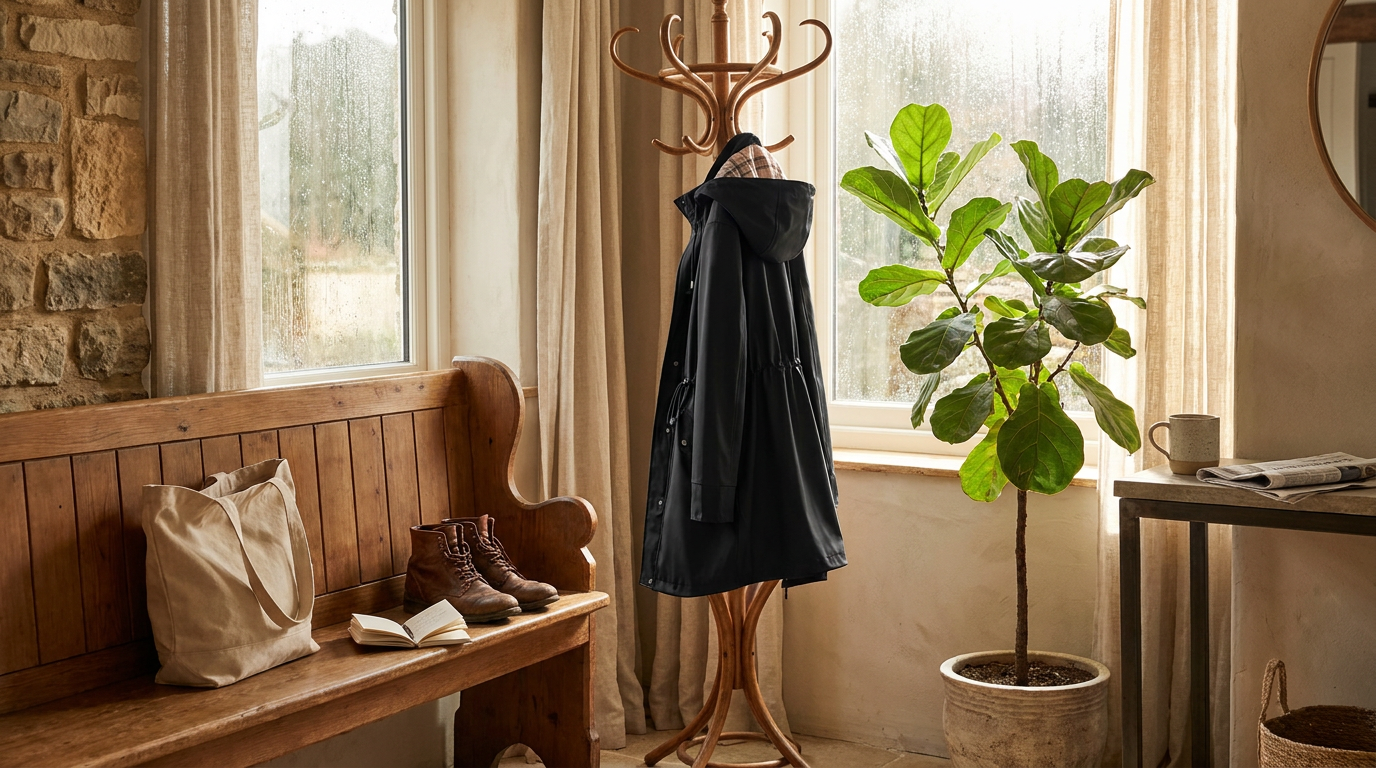 What defines a stylish Waterproof Hooded Trench Coat?