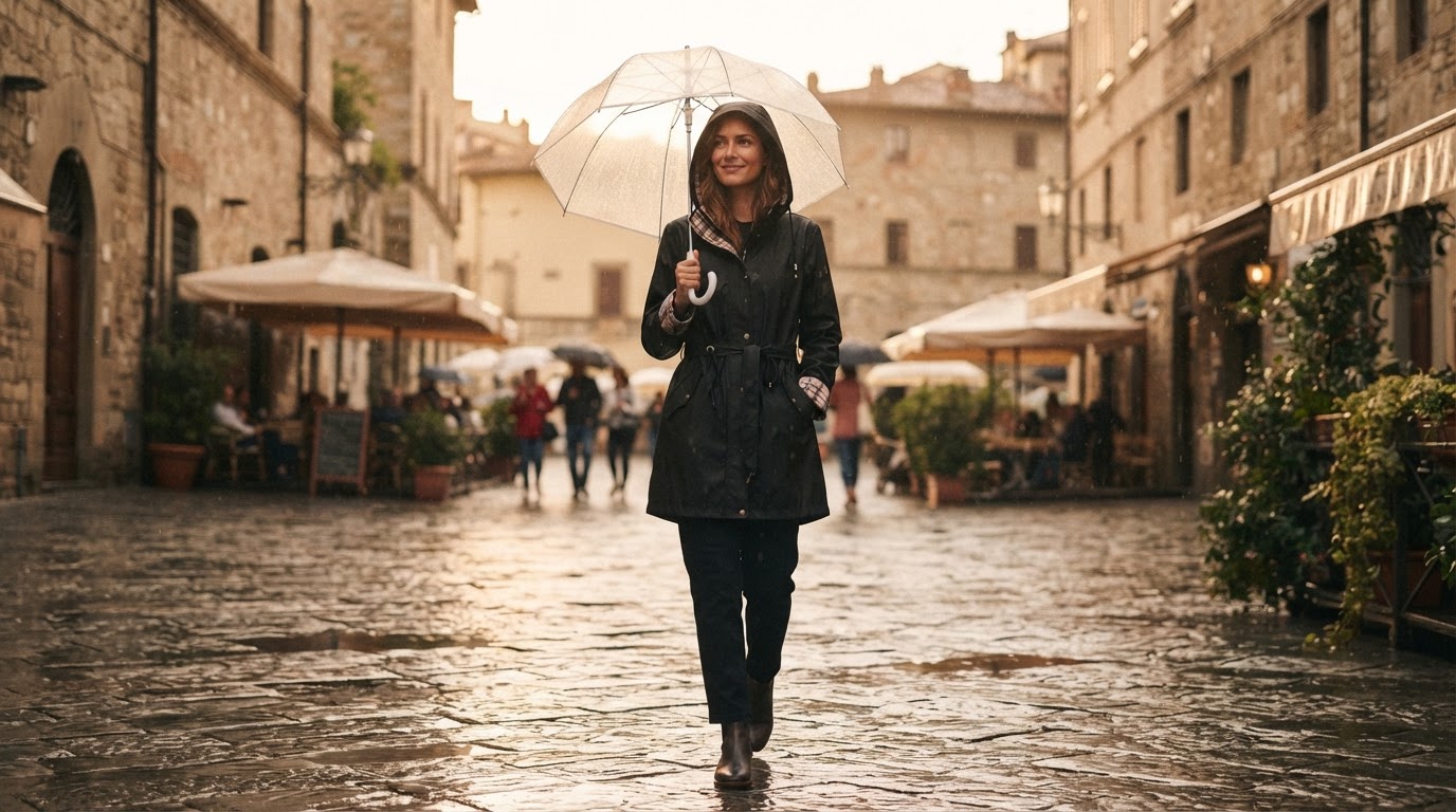Solving Summer Downpours: Waterproof Hooded Trench Coat Breakdown