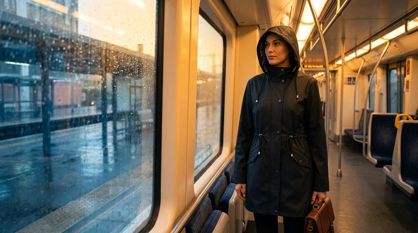 Waterproof Hooded Trench Coat Performance for Commuters