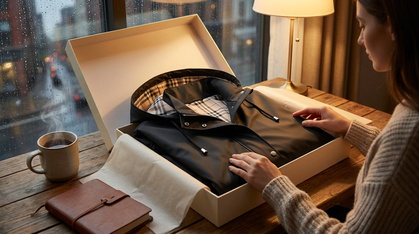 Is the Waterproof Hooded Trench Coat actually stylish?