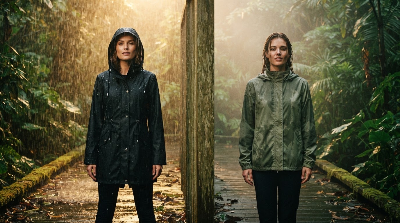 Waterproof Shell vs. Water-Resistant Jacket for Muggy Weather