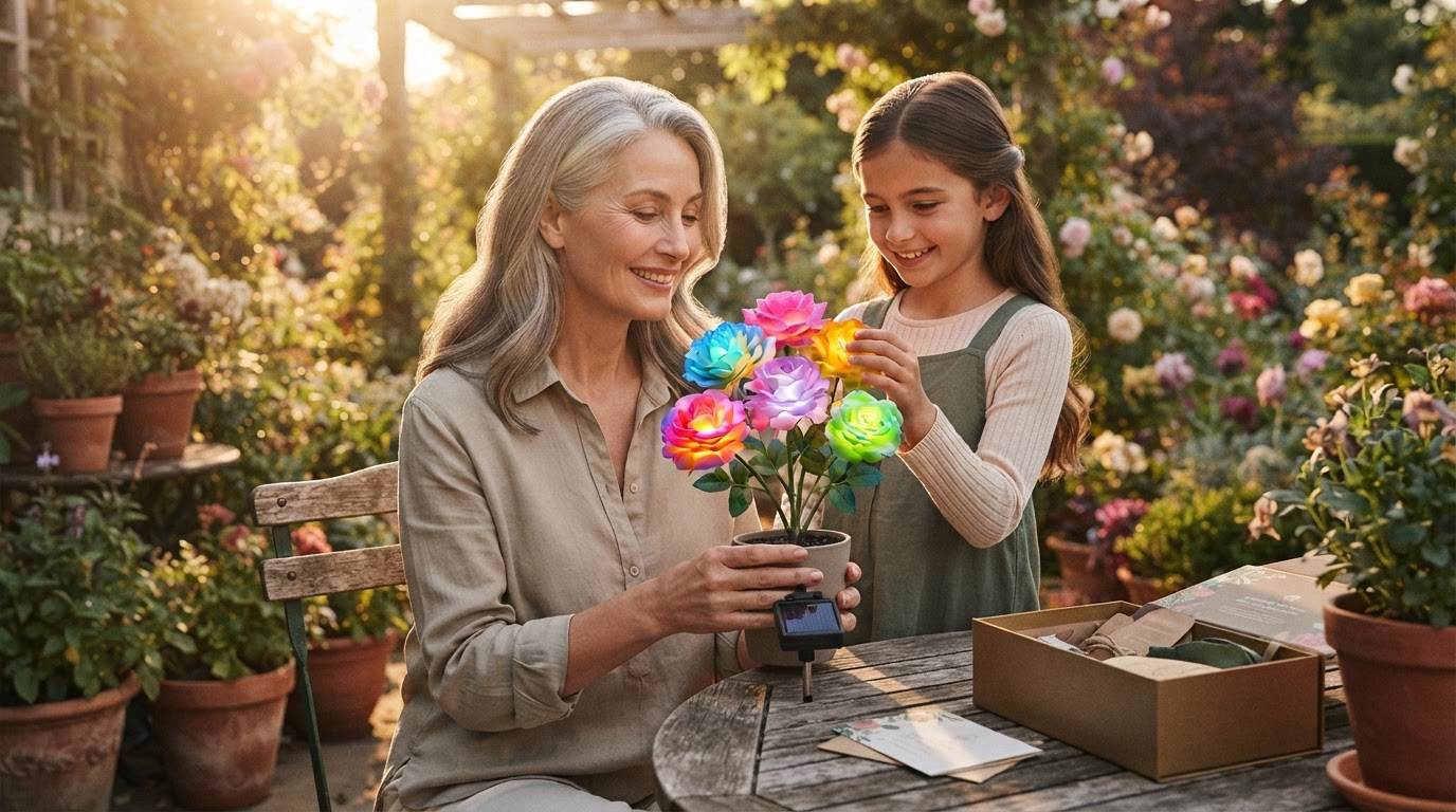 Are Solar Rose Lights a Durable Garden Gift for Mom?