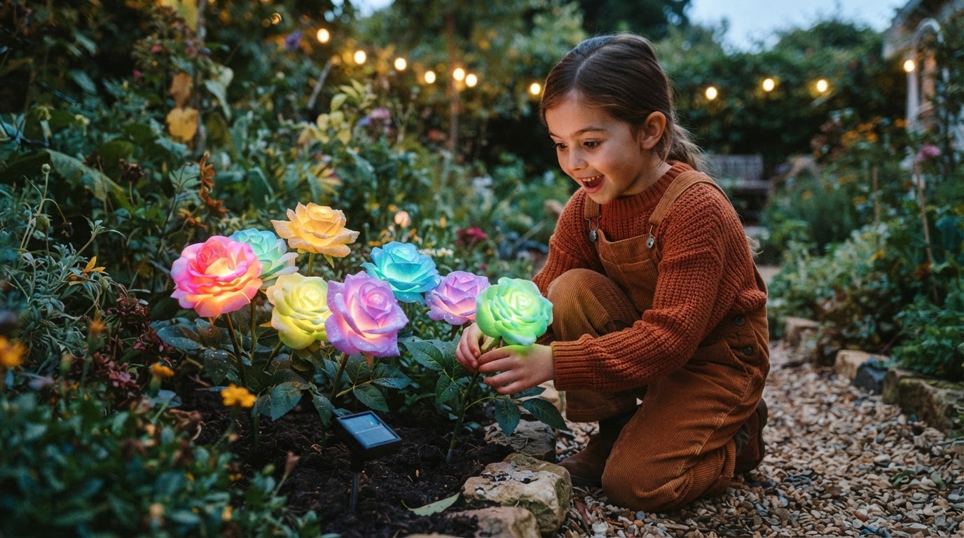 5-Step Setup for Solar Rose Lights Outdoor Decor