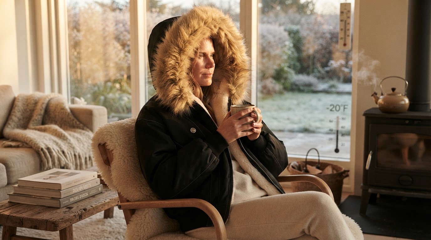 Is a Fur Lined Bomber sufficient for extreme cold?