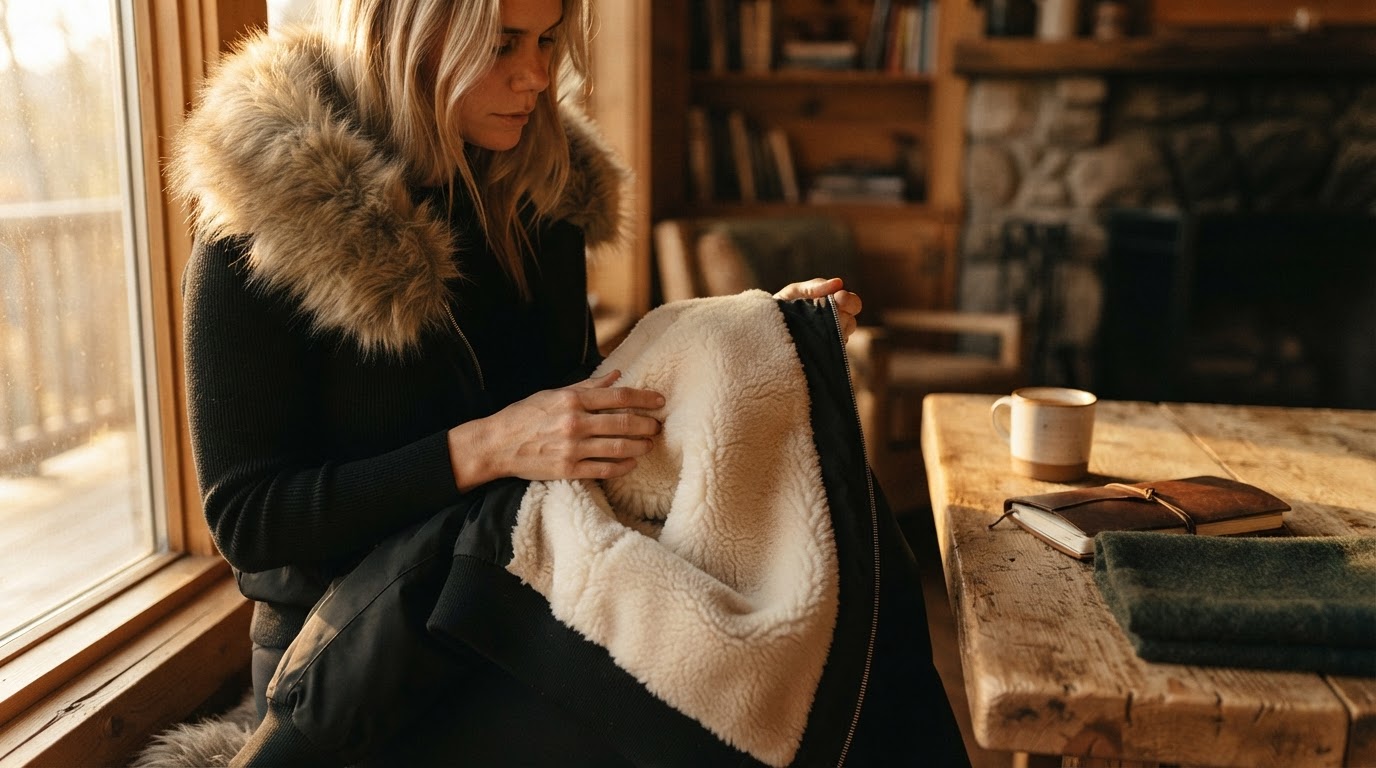 Fur Lined Bomber: The Genuine Shearling Standard