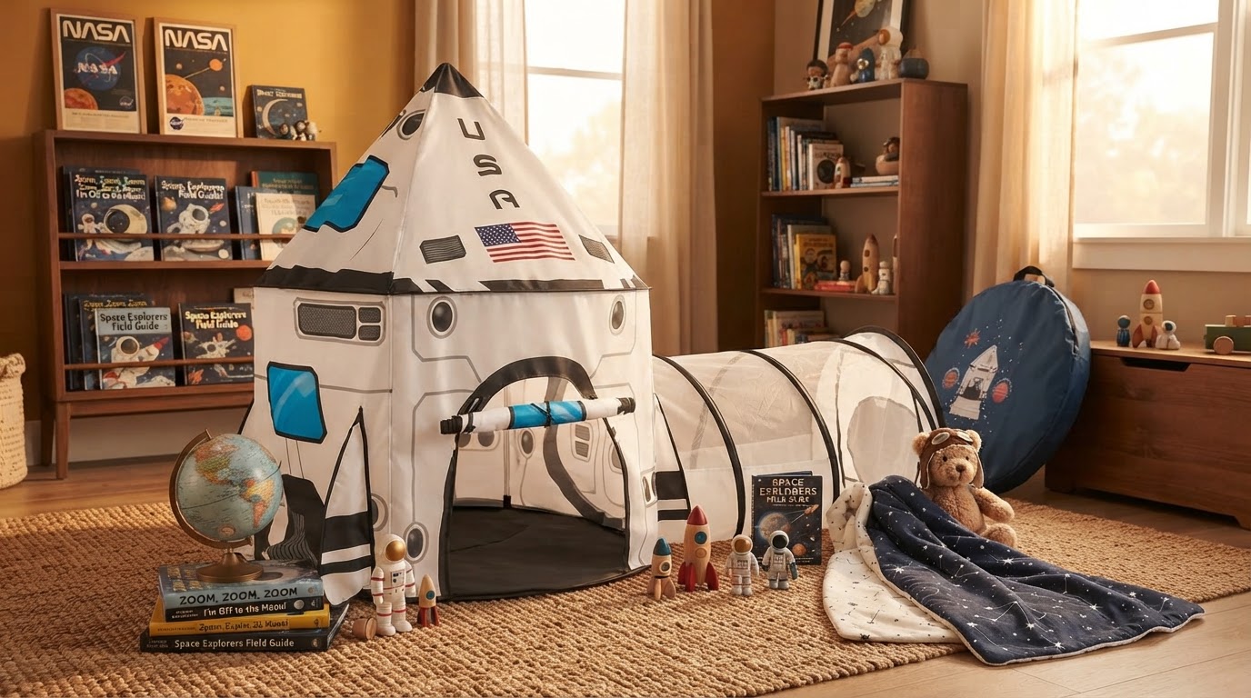 Selecting a Rocket Ship Tent for 4-Year-Old Space Enthusiasts
