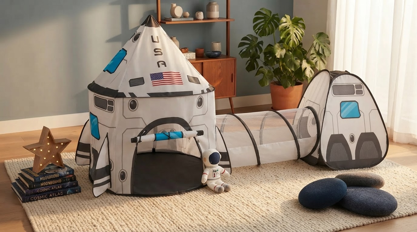 Designing Immersive Play Areas with Rocket Ship Tent