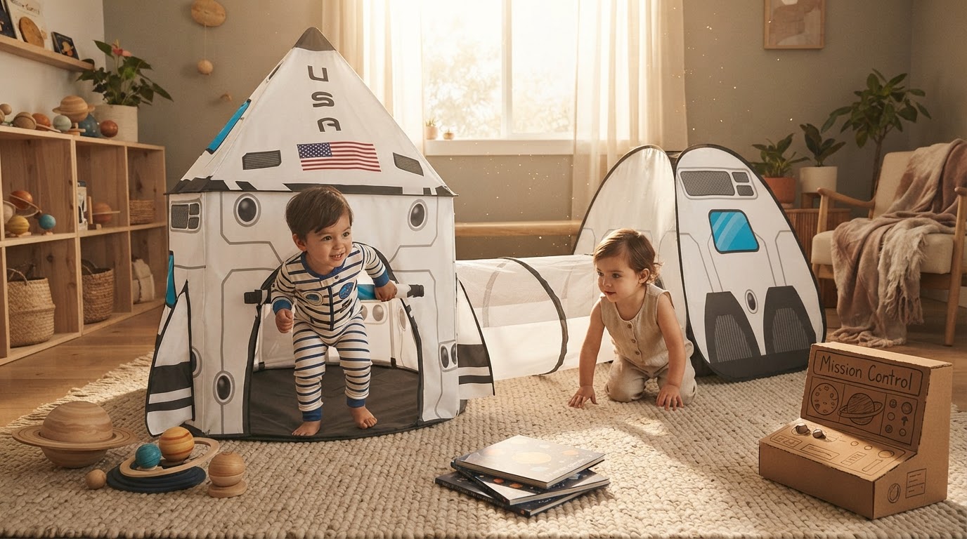7 Imaginative Pretend Play Ideas for Energetic Toddlers