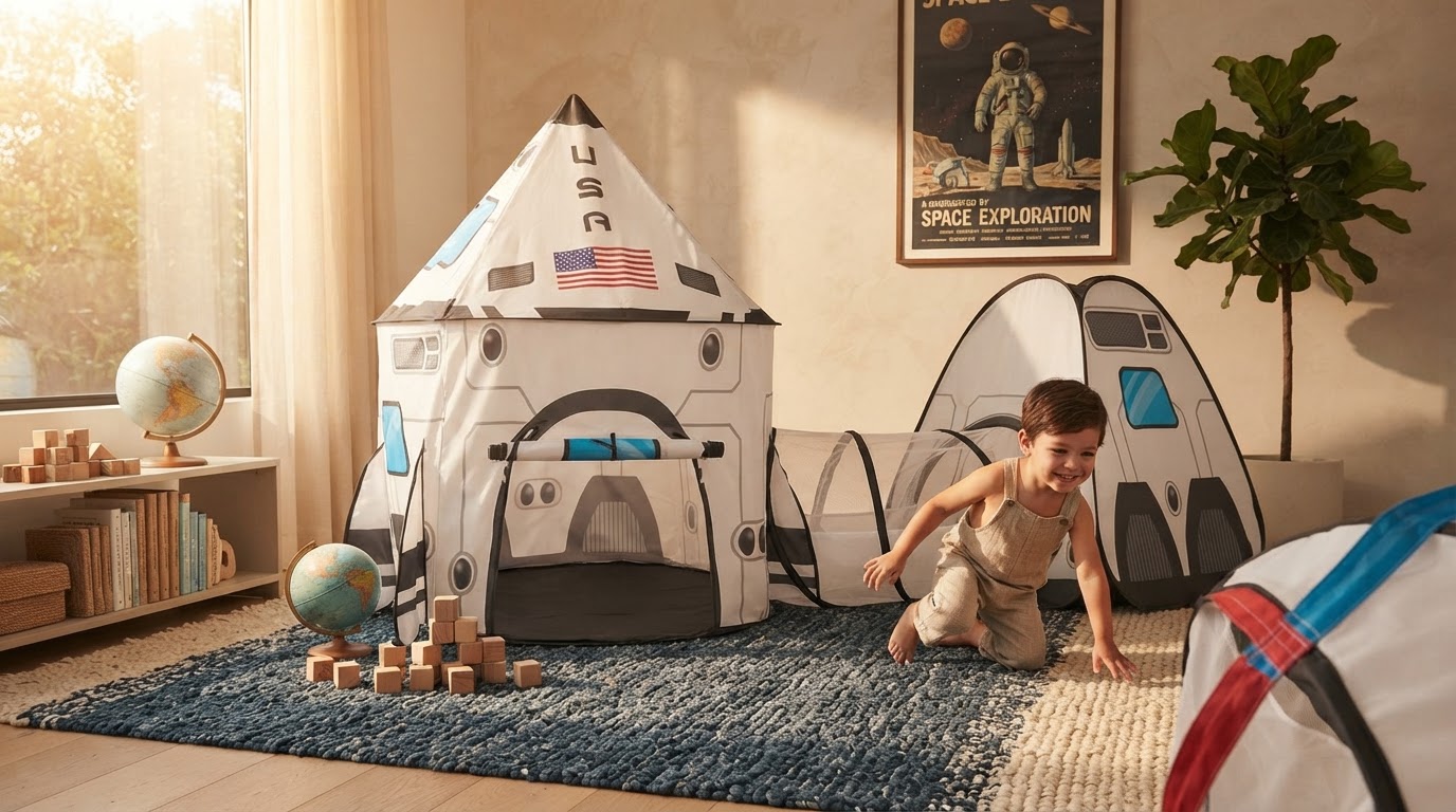 What makes a kids galaxy play tent durable for daily use?