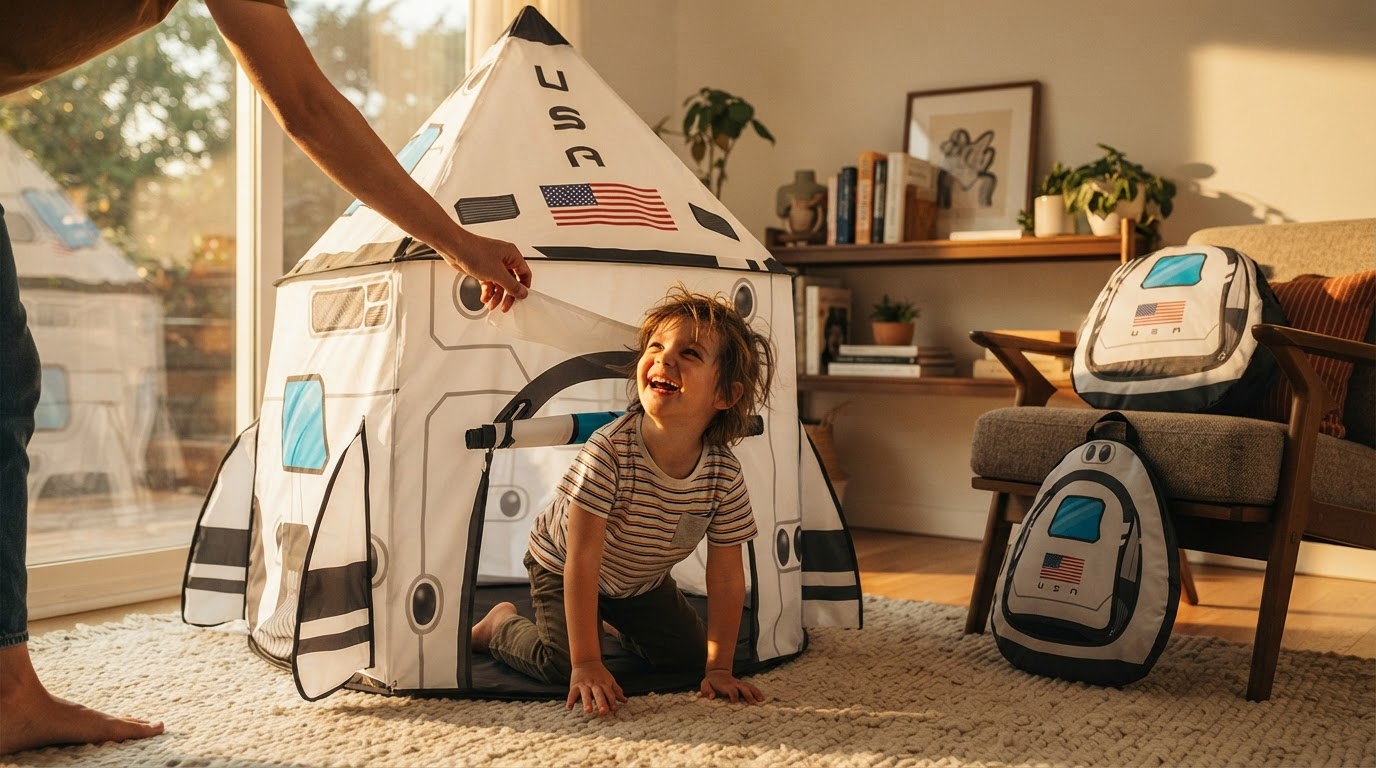 Mastering the Easy Fold Rocket Ship Playhouse Mechanism