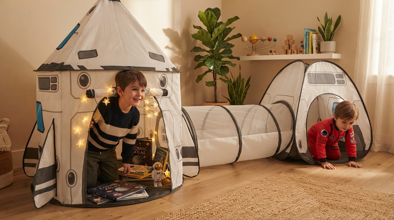 What is a NASA rocket ship for kids at Rocket Ship Tent?