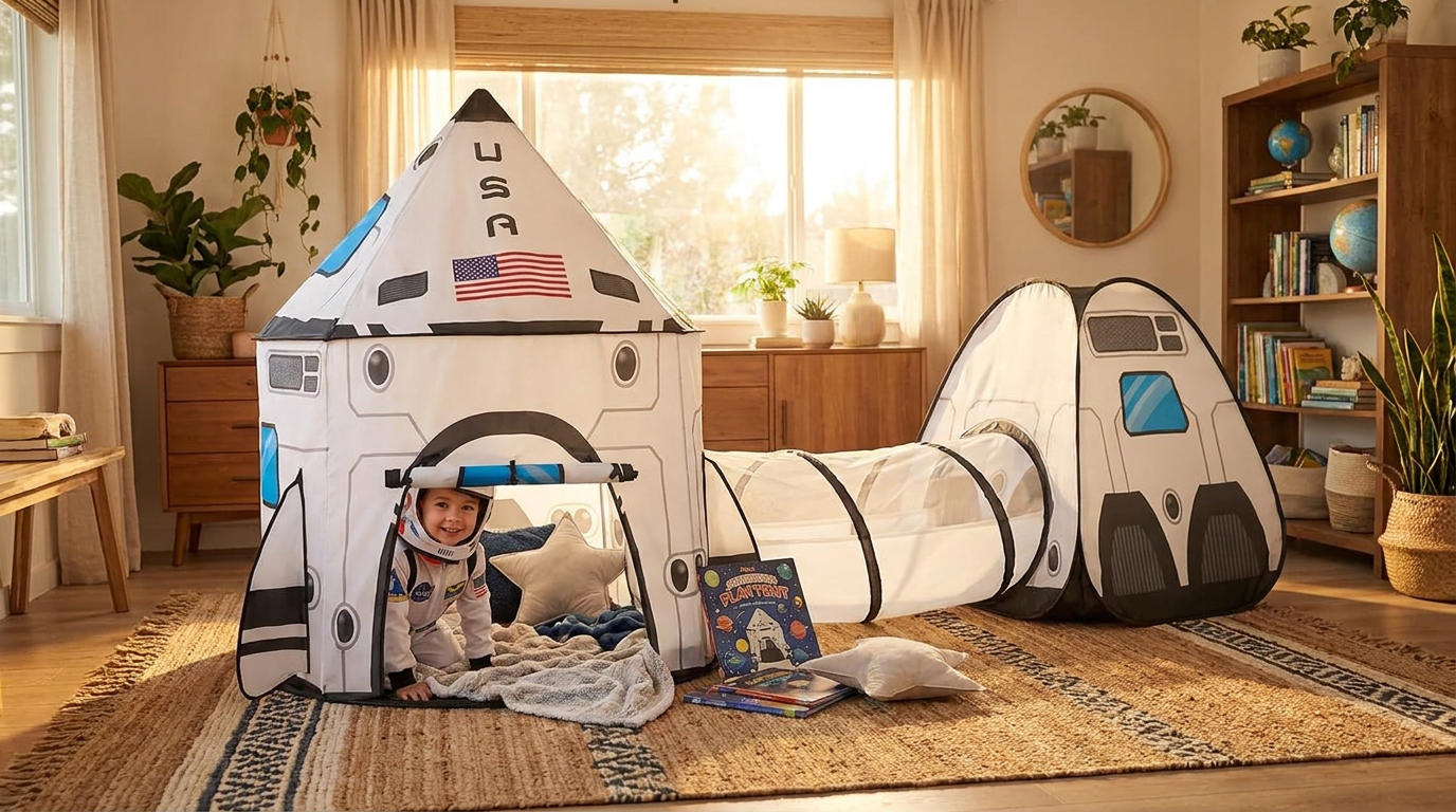 Is the Rocket Ship Tent a portable astronaut fort?