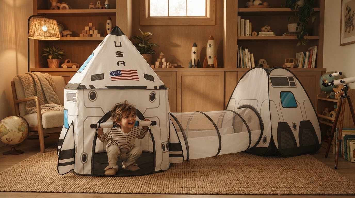 Optimizing Play Space with a Rocket Ship Tent for Kids