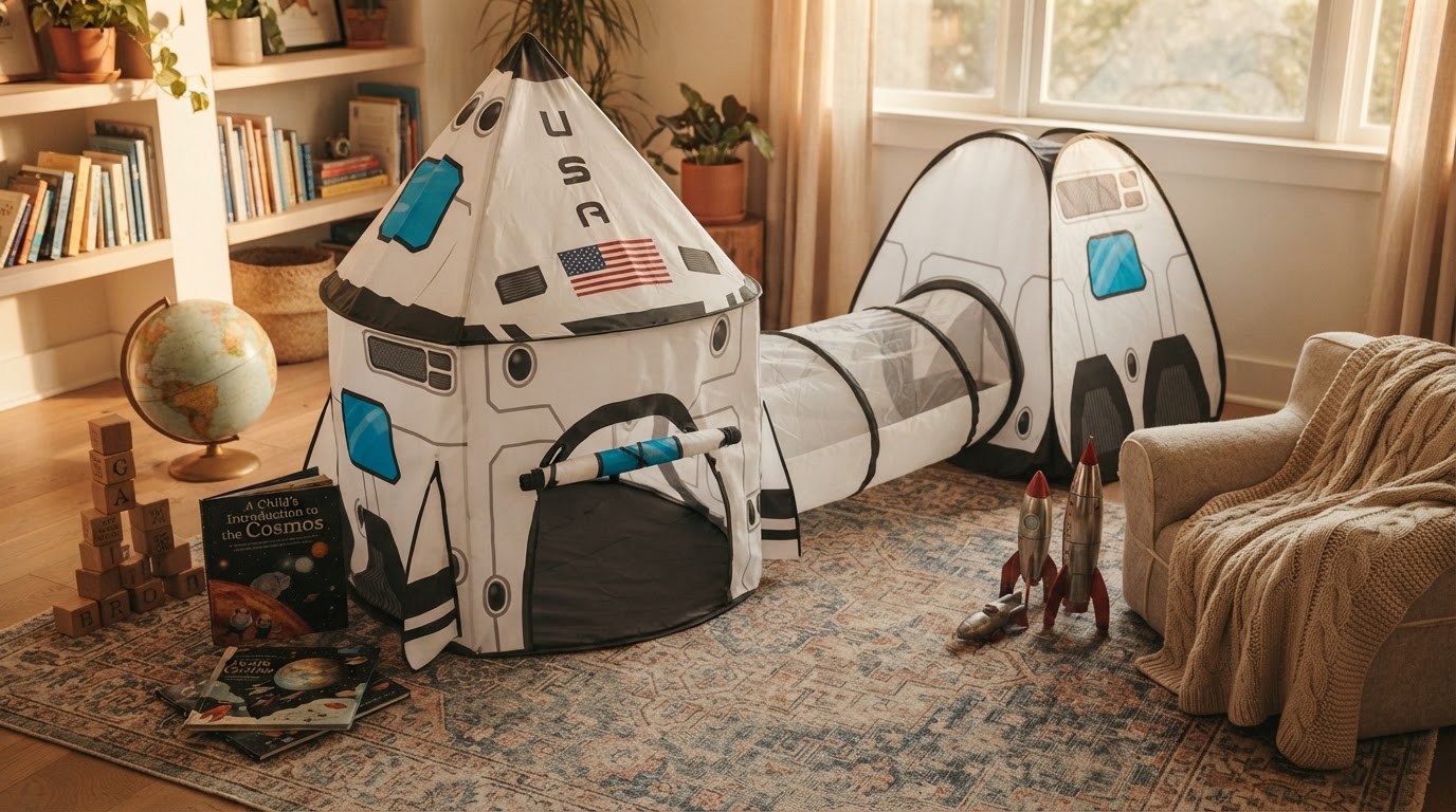 Rocket Ship Tent Selection for Four Year Old Boys