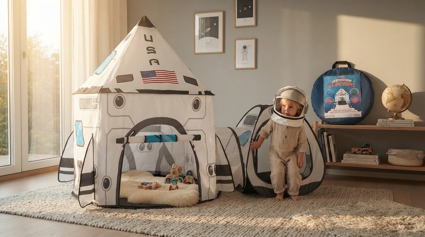 Rocket Ship Tent Selection Framework for Kids