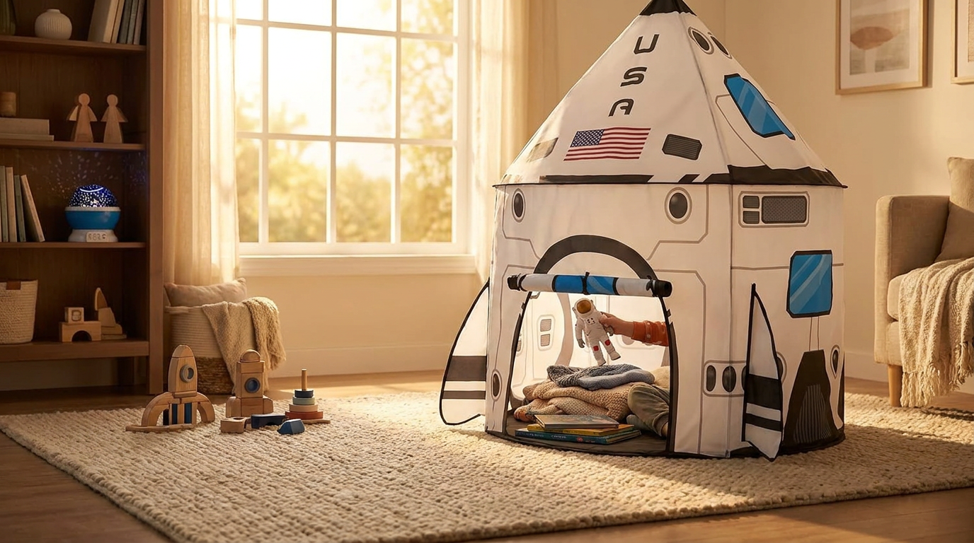 Rocket Ship Tent Selection for Daily Indoor Play